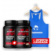 2x Nitrotech Whey Protein 908g + OFERTA Caveada